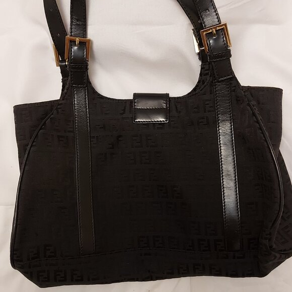 Fendi Zucchino pattern Handbag - Picture 3 of 9